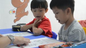 Phonics class in Kovan, designed to help children develop reading fluency