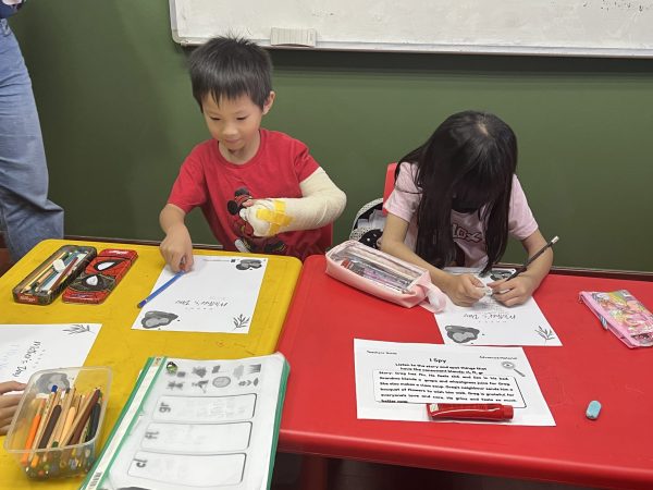 Phonics class at our Kovan centre