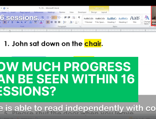 How Much Progress Can Be Seen in 16 Sessions of Phonics Classes?