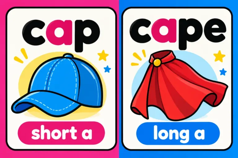 Short and Long Vowels: Compare Familiar Word Patterns